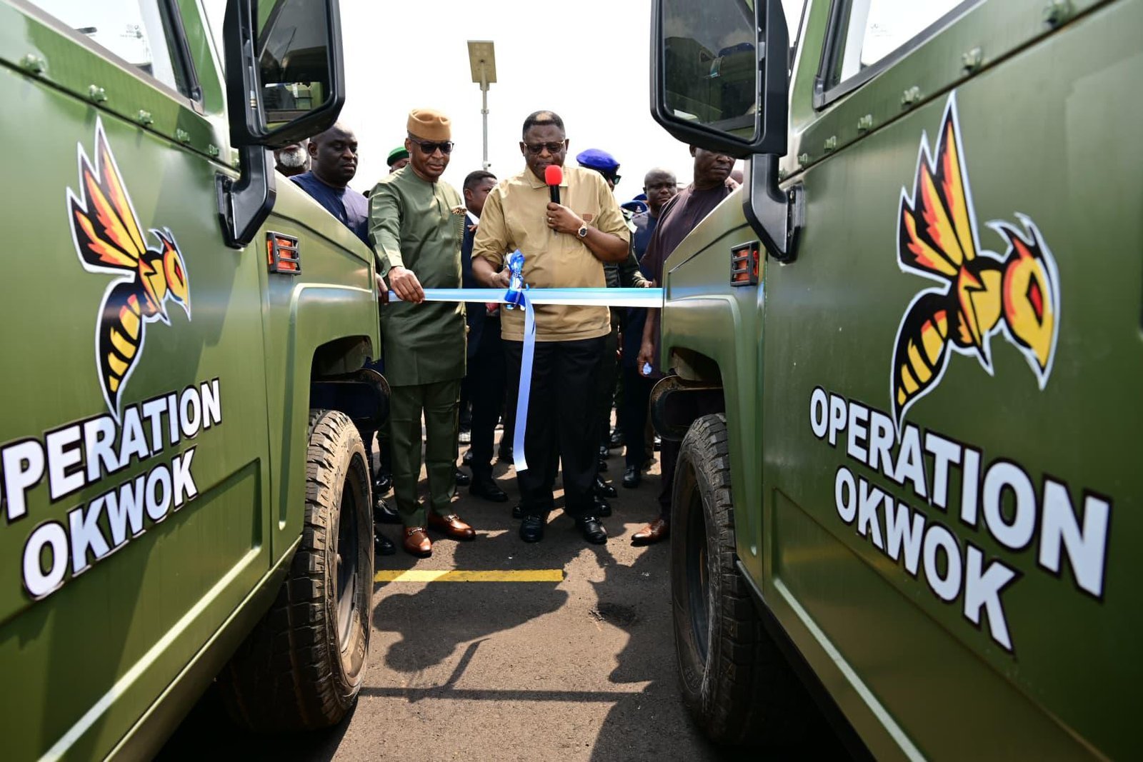 c5e812c0 8efe 47e1 922a 2a59d41994d8 Governor Otu Strengthens Security With 30 Vehicles
