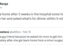 Indian Woman Shares How Her Grandfather Asked Her Mother “What’s for Dinner?” After Her Two-Week Hospital Stay