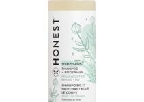 The Honest Company Dual Cleansing Shampoo and Body Wash for Sensitive Skin | Gentle Formula for Babies