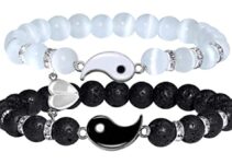 SmileBelle Magnetic Couple Bracelets: Perfect Valentine’s Gift for Boyfriend & Girlfriend – Ideal Anniversary or Birthday Surprise for Her, Now 29% Off!