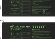 BN-LINK Waterproof Seedling Heat Mat for Hydroponics – 10″ x 20.75″, Now 27% Off!