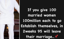 BBNaija's Tochi: 95% of Married Women Would Walk Away from Their Marriages in Two Weeks for N100m to Start Fresh
