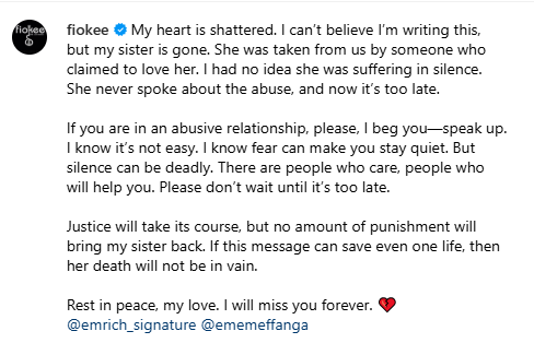 Popular Guitarist Fiokee Mourns His Sister, Allegedly Victim of Domestic Violence: 'She Was Taken from Us by Someone Who Claimed to Love Her'