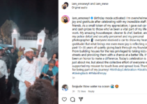 Businessman E-Money Surprises Housekeeper, Cleaner, Chef, and Barber with Cars for His Birthday Celebration (Video)