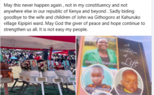 Photos from the Funeral of Kenyan Woman and Her Three Children Tragically Taken Before Her Death
