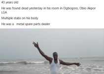 Businessman Discovered Deceased with Multiple Stab Wounds in Rivers