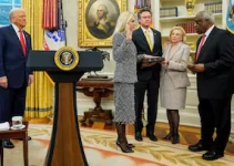 Pam Bondi Sworn in as U.S. Attorney General with a Commitment to Curb the ‘Weaponization’ of the Justice Department