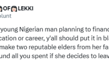 Consult a Lawyer: Nigerian Woman's Advice for Men Supporting Their Fiancée's Education or Career