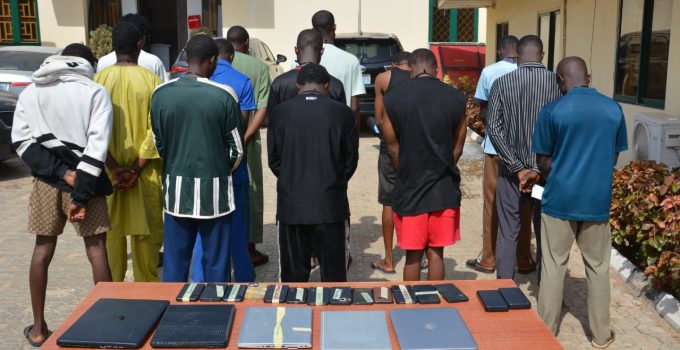 EFCC Arrests 14 Suspected Yahoo Boys in Jos