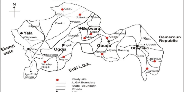 Map of Northern Cross River State (Source: Research Gate)