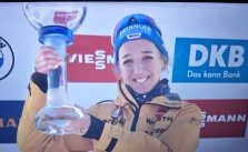 Preuss claims biathlon World Cup title with win as Jeanmonnot falls