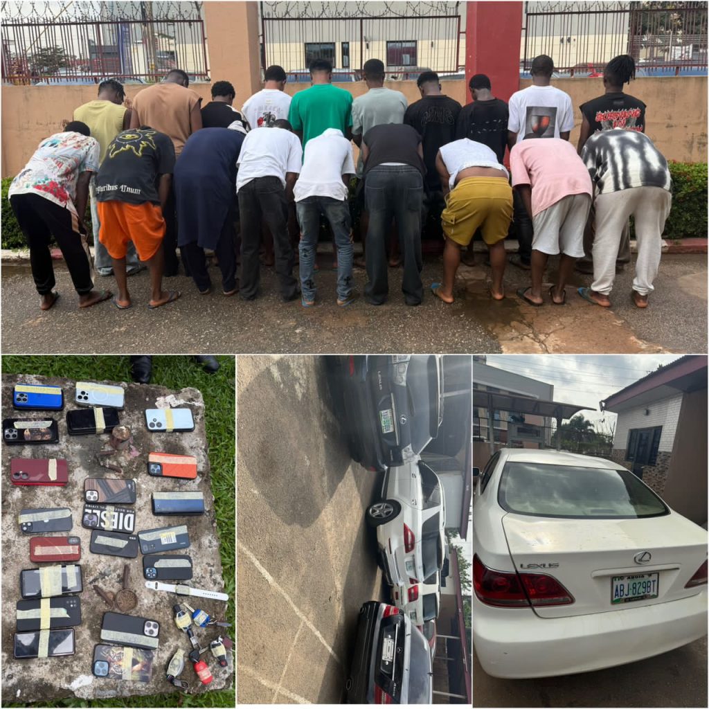 EFCC Arrests 19 Suspected Yahoo Fraudsters in Benin City