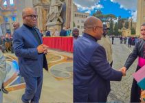Akpabio arrives Vatican City for Pope Francis’ burial
