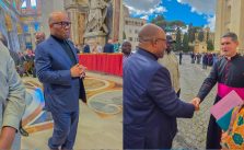 Akpabio arrives Vatican City for Pope Francis' burial