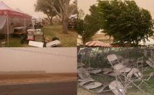 La Viña Wine Festival attendees, vendors defy wind, dust in New Mexico