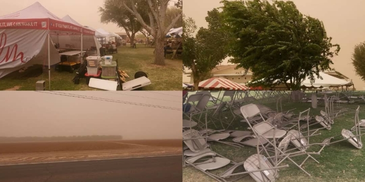 La Viña Wine Festival attendees, vendors defy wind, dust in New Mexico
