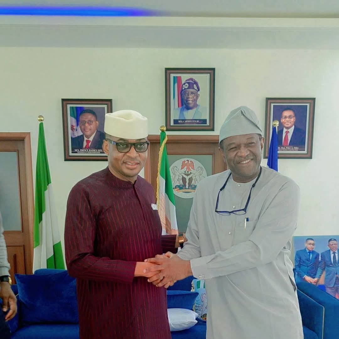 0e9264e7 ffe1 4e97 9f04 fc7b1a569aaa Governor Otu Lauds NELfund Boss on Execution of FG's Education Loan Scheme