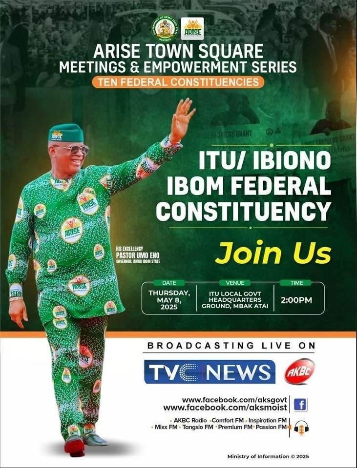 77f607db 188d 47a6 a95b a8b3bbb412b3 Gov Eno Storms Itu/Ibiono For Town Square Meeting/Empowerment Today