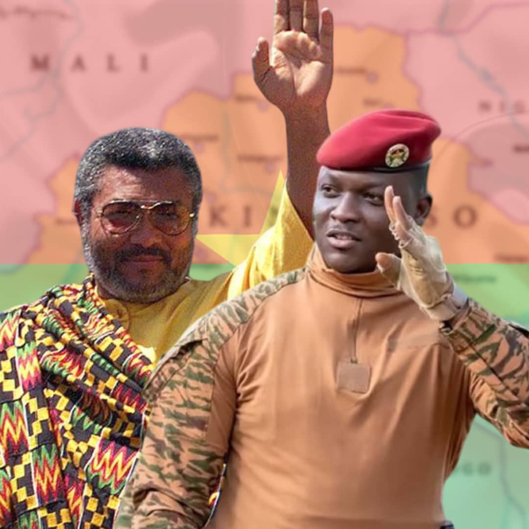 Burkina Faso honours former Ghanaian President Rawlings