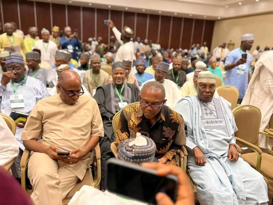 Atiku, Obi, Amaechi attend meeting to launch 2027 anti-Tinubu coalition