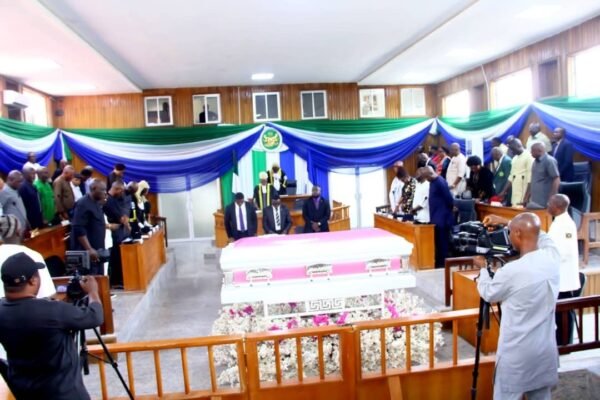682eea52 657a 489a 9c1c 84b3c89f1059 Former First Lady, Lawmakers, Others Pay Tributes to Uduak Akiba at Plenary