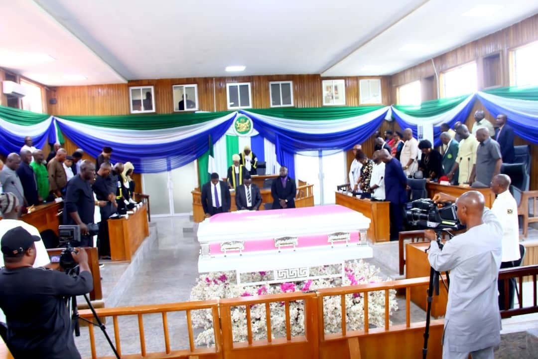 682eea52 657a 489a 9c1c 84b3c89f1059 Former First Lady, Lawmakers, Others Pay Tributes to Uduak Akiba at Plenary