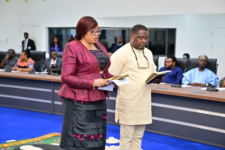 Governor Otu swears in Effiong, Bassey as Accountant, Surveyor Generals