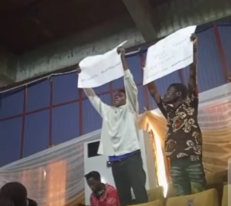OAU denies arrest of students over protest during Wike's lecture