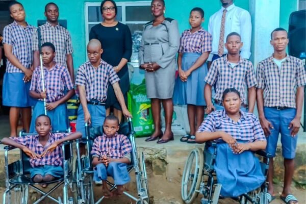 0c47ad4d a235 45a0 8f61 e7919bc2ee93 Lady Obareki Assures Physically Challenged Children in Akwa Ibom of Inclusion and Support
