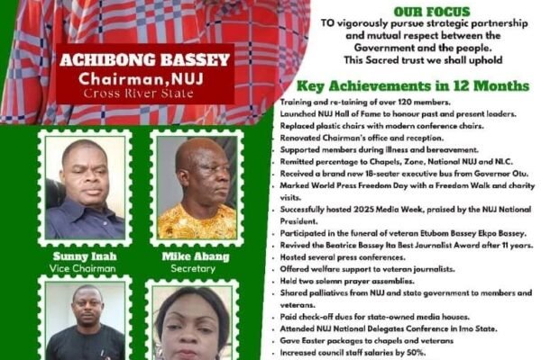 d4142e29 601e 495e bfad f0b33923e88e OPINION: C'River NUJ 2025: Why Comrade Archibong Bassey Deserves Another Turn