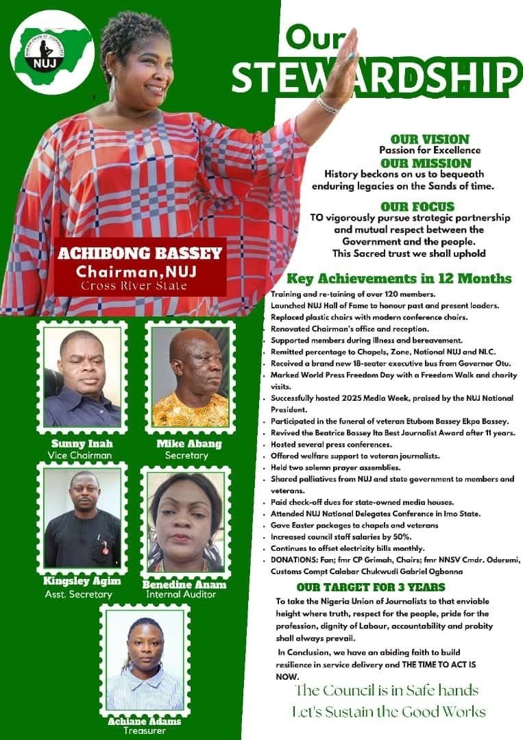 d4142e29 601e 495e bfad f0b33923e88e OPINION: C'River NUJ 2025: Why Comrade Archibong Bassey Deserves Another Turn