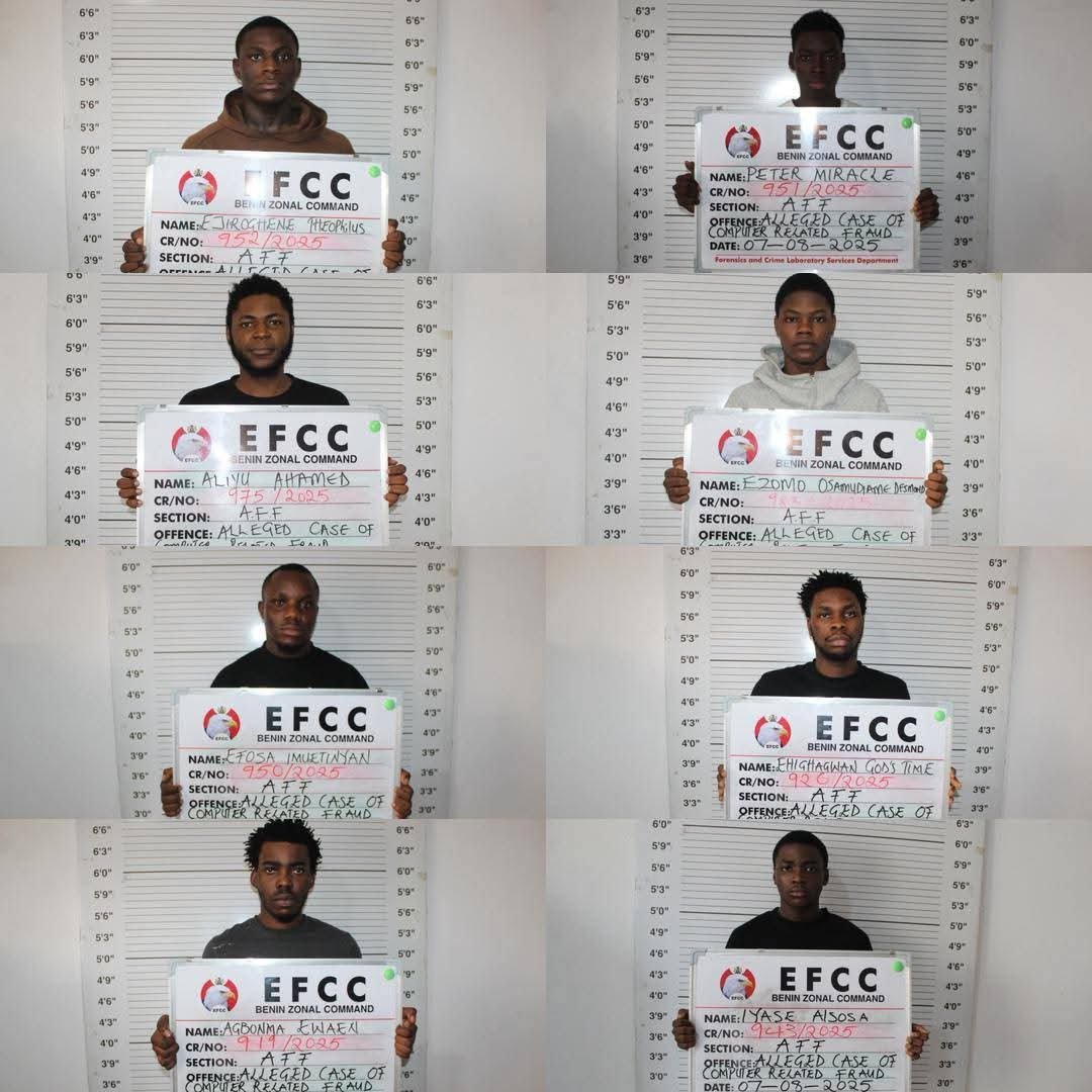 Court jails 15 Yahoo Boys in Benin