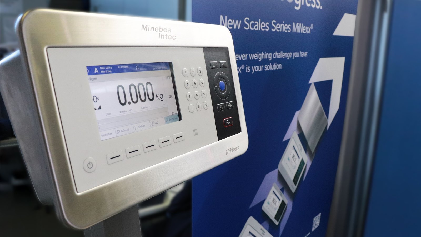 Minebea Intec unveils advanced MiNexx weighing indicators and floor scale
