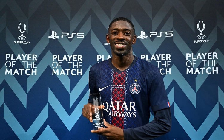 Ousmane Dembele PSG make comeback to beat Tottenham to lift first-ever UEFA Super Cup