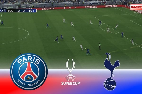 LIVE MATCH: PSG vs Tottenham | UEFA Super Cup