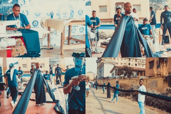 Ojukwu varsity student breaks Guinness World Records for longest sleeves on a garment