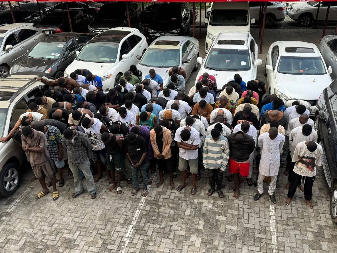 EFCC raids Obasanjo’s hotel, arrests 93 alleged Yahoo Boys