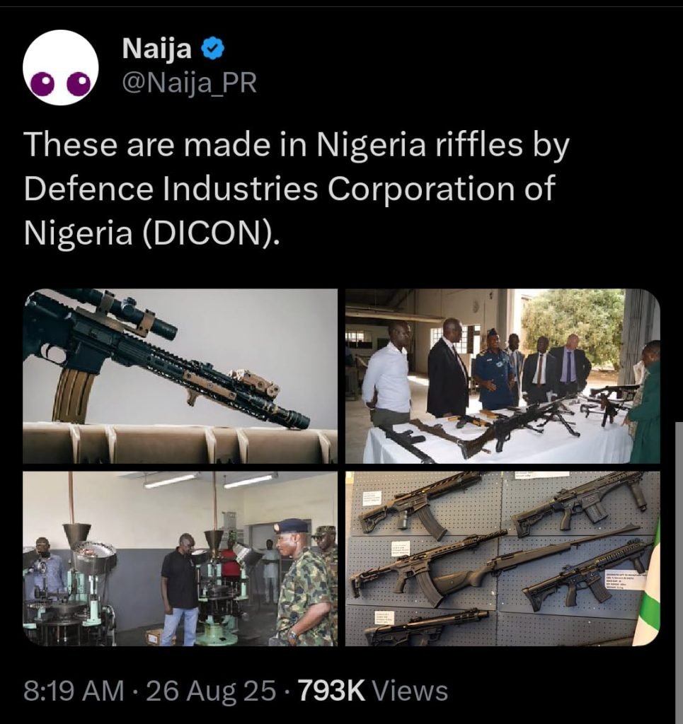 Made in Nigeria assault rifle pictures surface online