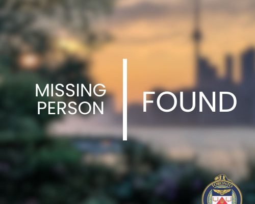 Toronto police locate 36-year-old man reported missing, identified as Martin in the Dixon Road and Martin Grove Road area.