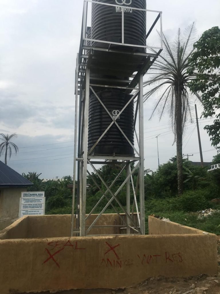Ministry seals substandard borehole in Calabar in Akai Efa Primary School by Water Resources, BODAN, WASH, Drilling Licence Permit