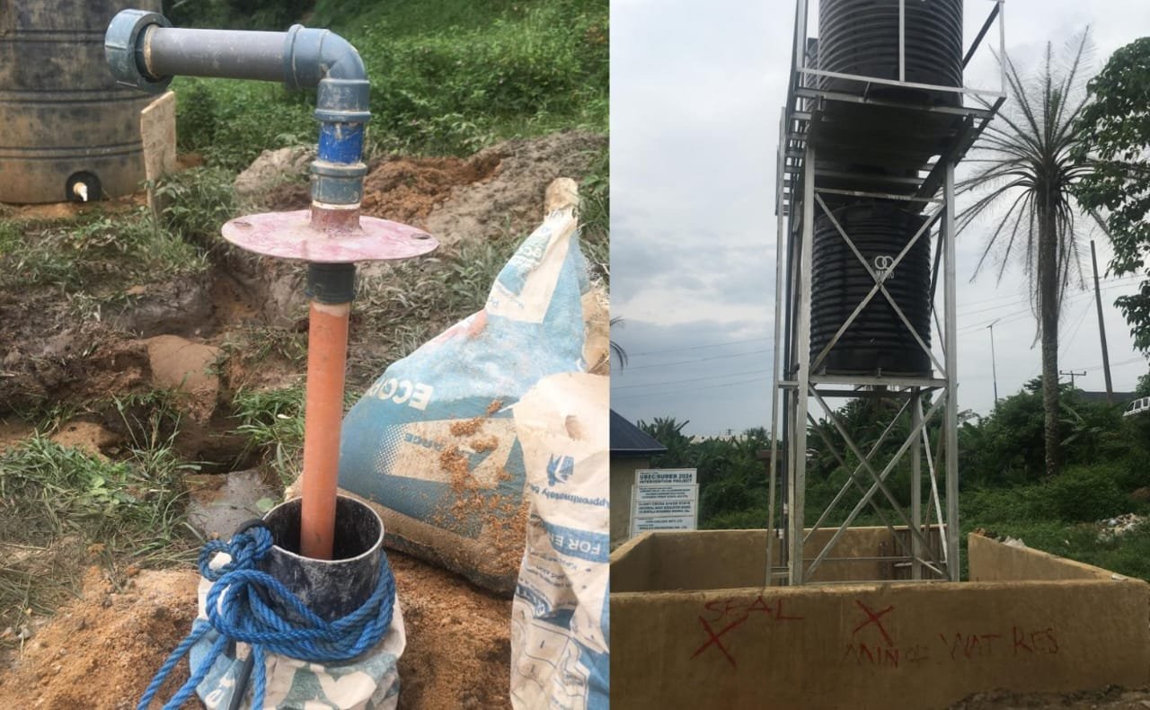 Ministry seals substandard borehole in Calabar in Akai Efa Primary School by Water Resources, BODAN, WASH, Drilling Licence Permit