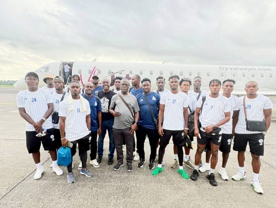 IMG 1766 CAF Champions League: Rivers United Leaves For DR Congo