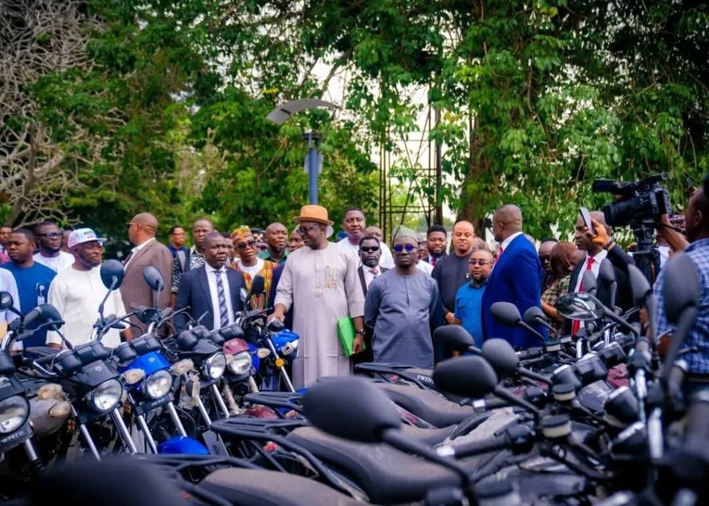 Governor Okpebholo commissions 300 motorbikes to beef up security