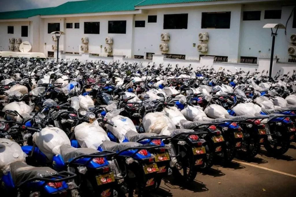 Governor Okpebholo commissions 300 motorbikes to beef up security