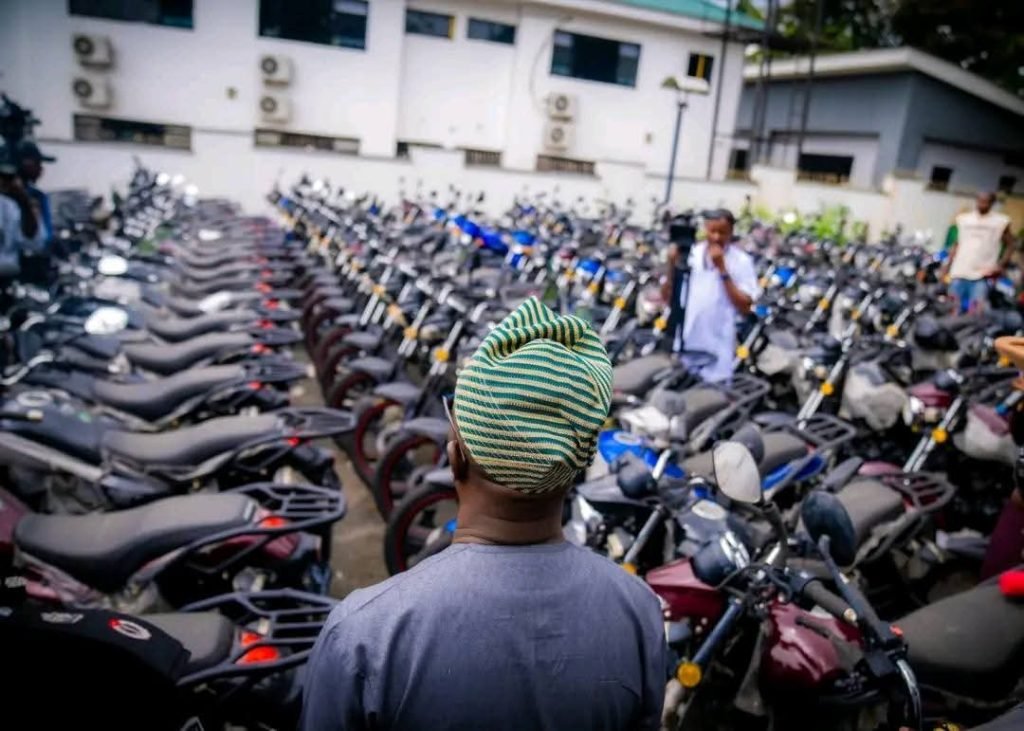 Governor Okpebholo commissions 300 motorbikes to beef up security