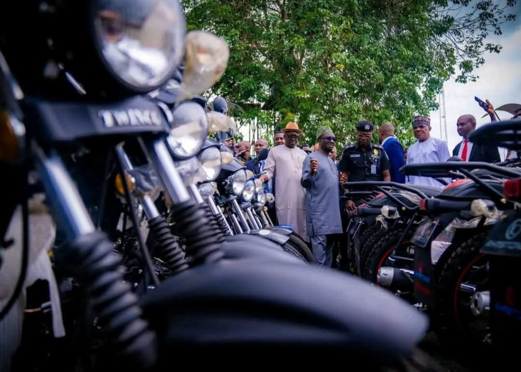 Governor Okpebholo commissions 300 motorbikes to beef up security