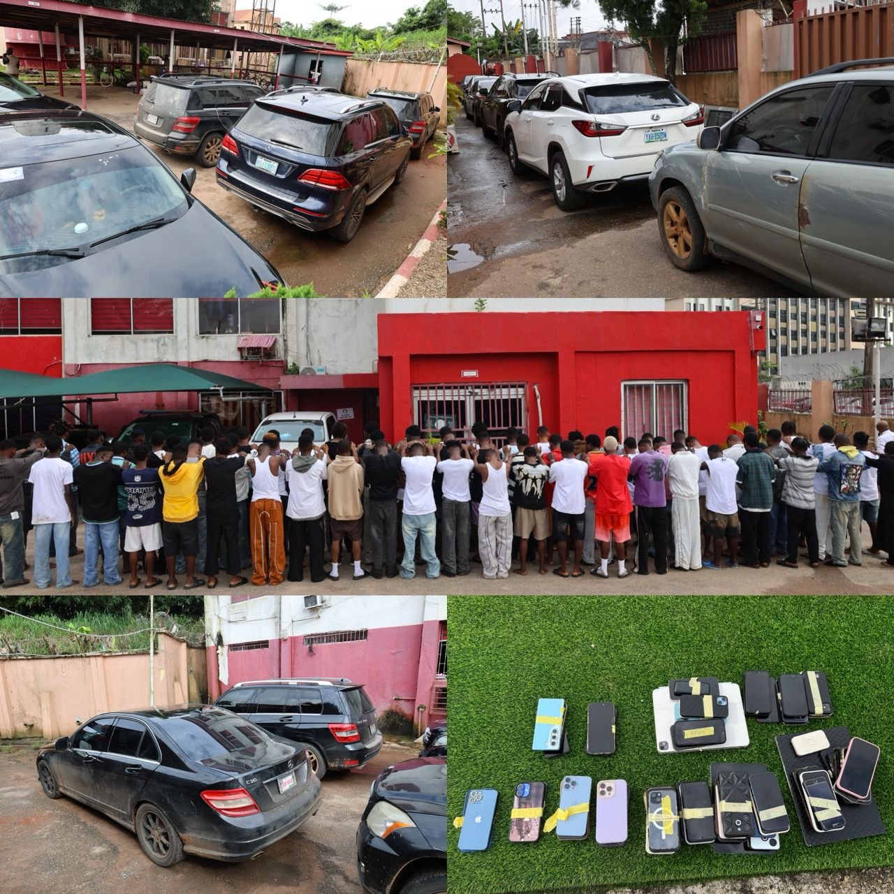EFCC arrests 92 suspected Internet fraudsters in Benin