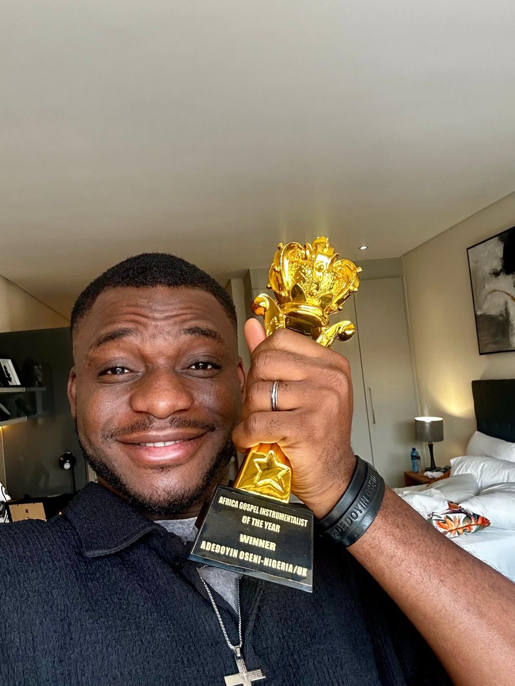 Nigerian Saxophonist Adedoyin Oseni wins African Gospel Instrumentalist of the Year