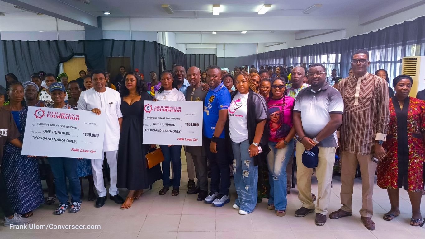 George Oben-Etchi empowers 300 widows with N30m on late wife's anniversary