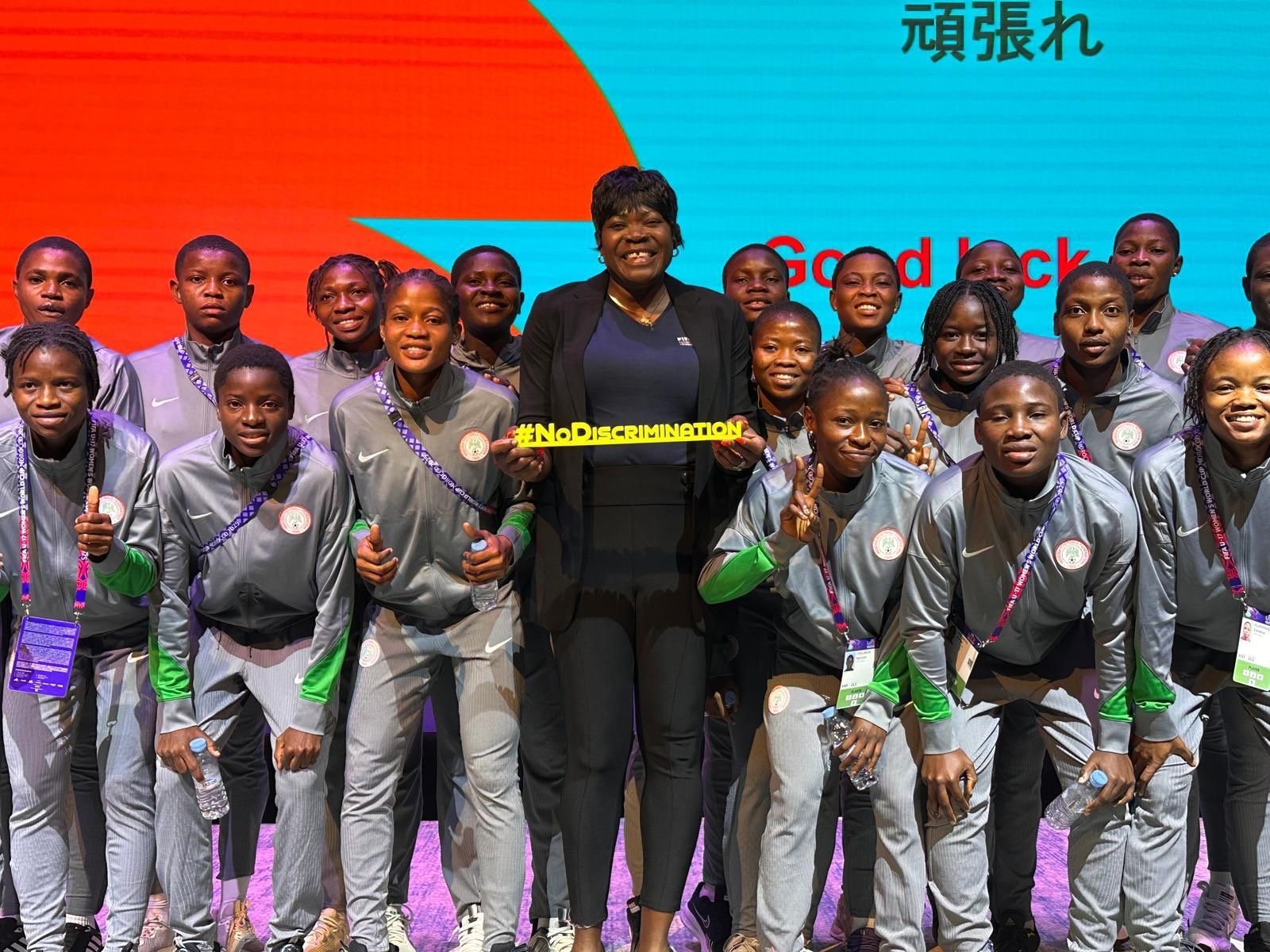 IMG 1950 2025 FIFA U17 Women’s World Cup: Legend Mercy Akide-Udoh Inspires Flamingos